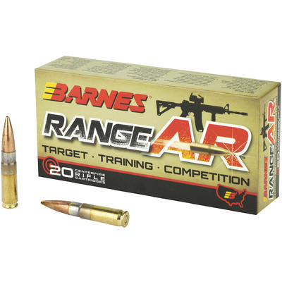Barnes Ammo Range AR 300 Blackout OTFB 90 Grain 20