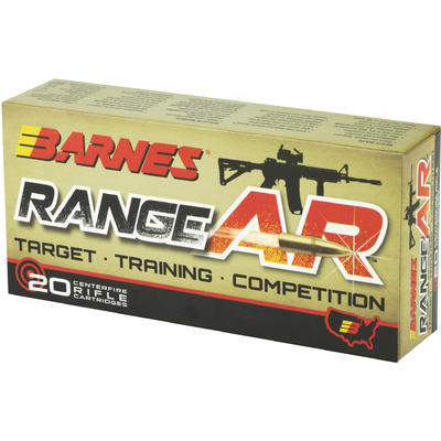 Barnes Ammo Range AR 300 Blackout OTFB 90 Grain 20