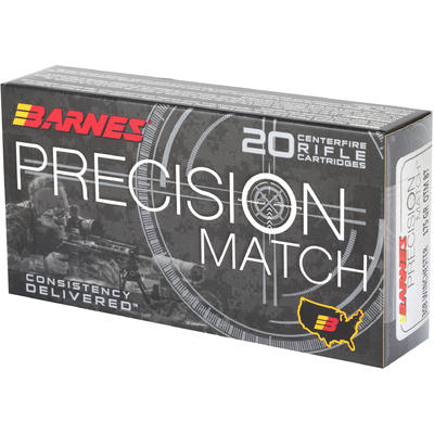 Barnes Ammo Precision Match 308 Winchester 175 Gra