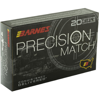 Barnes Ammo Precision Match 338 Lapua Magnum 300 G