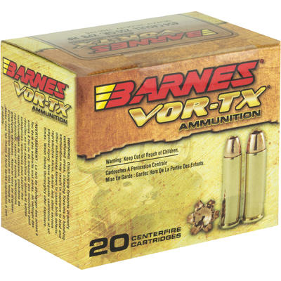 Barnes Ammo Vor-Tx Hunting 454 Casull 250 Grain XP