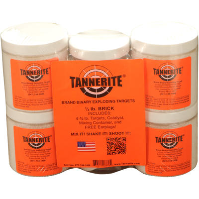 Tannerite Half Brick 1/2lb Exploding Targets 16/Ca