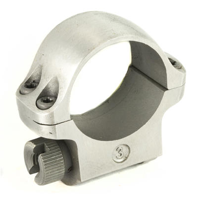 Ruger Clam Pack Single Ring Low 1in Dia Stainless