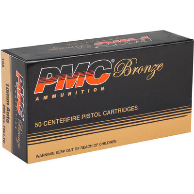 PMC Ammo Bronze 10mm Truncated Cone FMJ 200 Grain