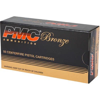 PMC Ammo Bronze 10mm Truncated Cone FMJ 200 Grain