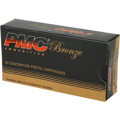 PMC Ammo Bronze 40 S&W 165 Grain FMJ 50 Rounds
