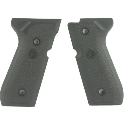 Hogue Overmold Grips 92S/F Black Rubber [92010]
