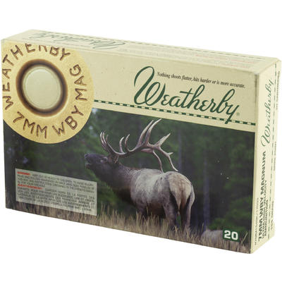 Weatherby Ammo 7mm Weatherby Magnum Spire Point 15