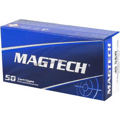 Magtech Ammo Sport Shooting 40 S&W FMJ 180 Gra