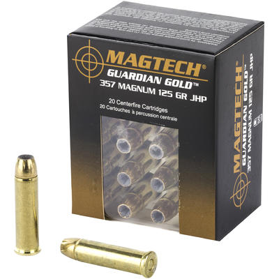 Magtech Ammo Guardian Gold 357 Magnum JHP 125 Grai