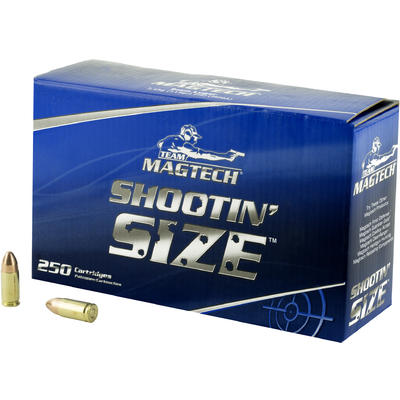 Magtech Ammo Sport Shooting 9mm FMJ 115 Grain 250