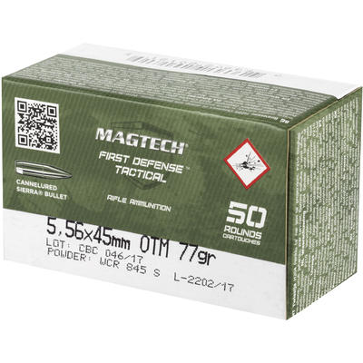 Magtech Ammo Tactical 5.56x45mm (5.56 NATO) 77 Gra
