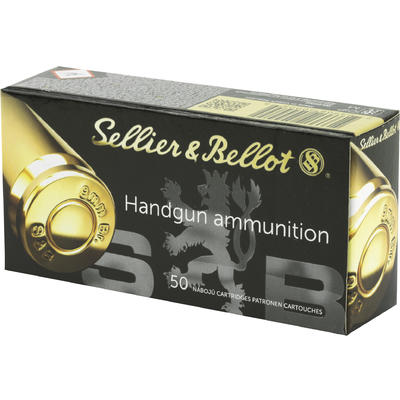 Sellier & Bellot Ammo 380 ACP 92 Grain FMJ 50