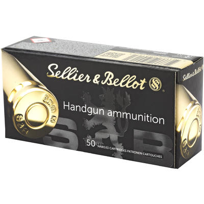 Sellier & Bellot Ammo 9x18 Makarov 95 Grain FM