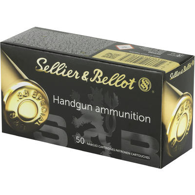 Sellier & Bellot Ammo 38 Special 158 Grain LRN