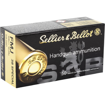 Sellier & Bellot Ammo 38 Special 158 Grain FMJ Sellier & Bellot Ammo 38 Special 158 Grain FMJ