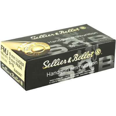 Sellier & Bellot Ammo 9mm Subsonic 150 Grain F