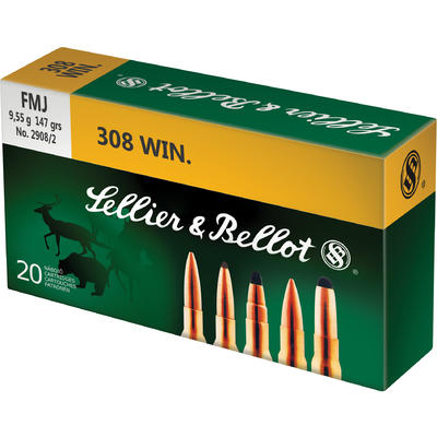Sellier & Bellot Ammo Training 308 Winchester