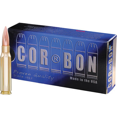 CorBon Ammo Match 308 Winchester SubSonic FMJ-Reba