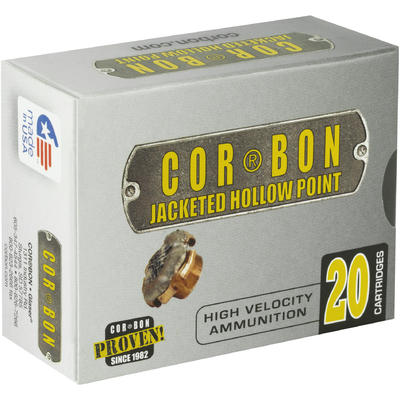 CorBon Ammo Self Defense 10mm JHP 150 Grain 20 Rou CorBon Ammo Self Defense 10mm JHP 150 Grain 20 Rou