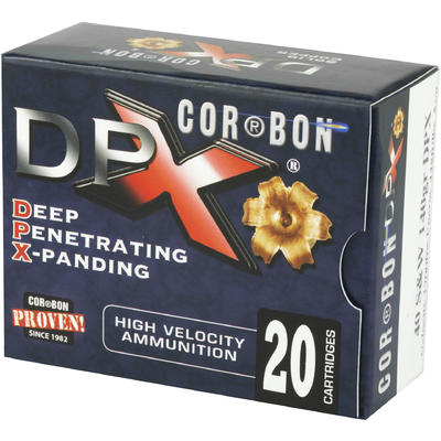 CorBon Ammo DXP 40 S&W Deep Penetrating-X Bull
