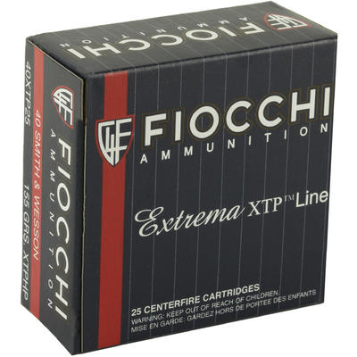 Fiocchi Ammo Extrema 40 S&W 155 Grain XTP HP 2