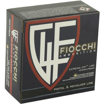Fiocchi Ammo Extrema 40 S&W 180 Grain XTP HP 2 Fiocchi Ammo Extrema 40 S&W 180 Grain XTP HP 2