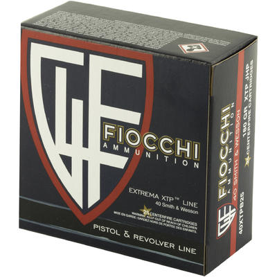 Fiocchi Ammo Extrema 40 S&W 180 Grain XTP HP 2 Fiocchi Ammo Extrema 40 S&W 180 Grain XTP HP 2