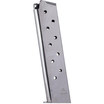 Mec-Gar Magazine 45 ACP 10 Rounds Fits 1911 Nickel