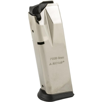 Mec-Gar Magazine 9MM 15 Rounds Fits Sig P228 Nicke