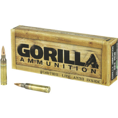 Gorilla Ammo 223 Remington 69 Grain BTHP Sierra Ma