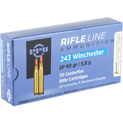 Prvi Partizan PPU Ammo 243 Winchester 90 Grain SP