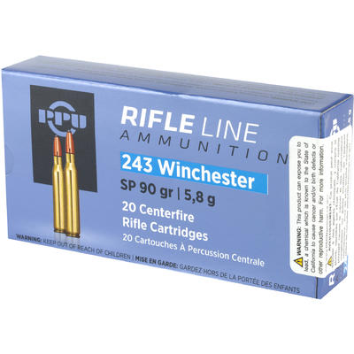Prvi Partizan PPU Ammo 243 Winchester 90 Grain SP