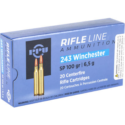 Prvi Partizan PPU Ammo 243 Winchester 100 Grain SP