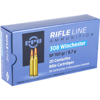 Prvi Partizan PPU Ammo 308 Winchester 150 Grain SP