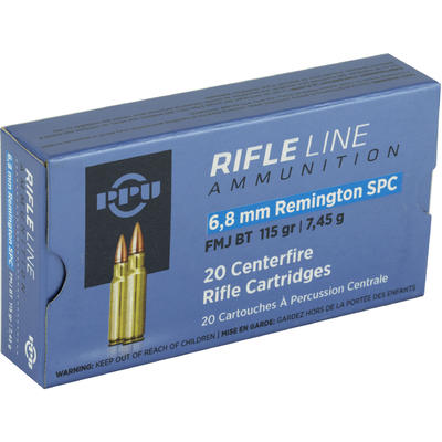 Prvi Partizan PPU Ammo 6.8mm Remington SPC 115 Gra