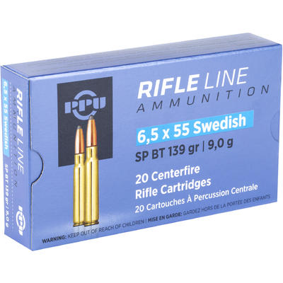 Prvi Partizan PPU Ammo 6.5x55 Swedish 139 Grain SP
