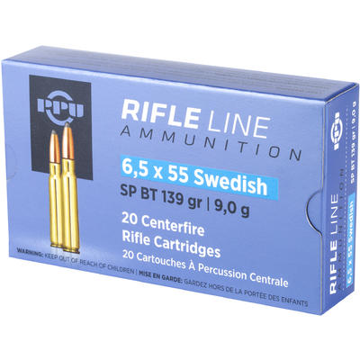 Prvi Partizan PPU Ammo 6.5x55 Swedish 139 Grain SP