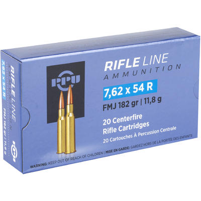 Prvi Partizan PPU Ammo 7.62x54mm Russian 182 Grain