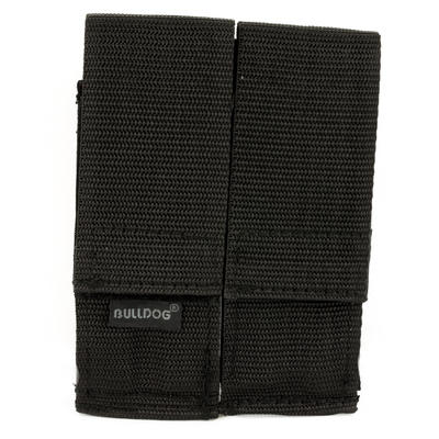 Bulldog Double Magazine Holder w/Belt Loop Velcro-