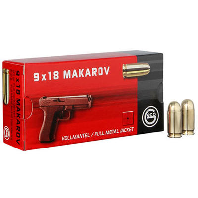 Geco Ammo 9mm Makarov 95 Grain FMJ 50 Rounds [2945