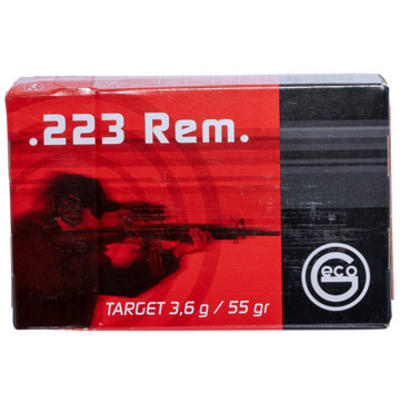 Geco Ammo FMJ 223 Remington 55 Grain FMJ 50 Rounds