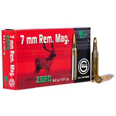Geco Ammo Zero 7mm Magnum 127 Grain JHP 20 Rounds
