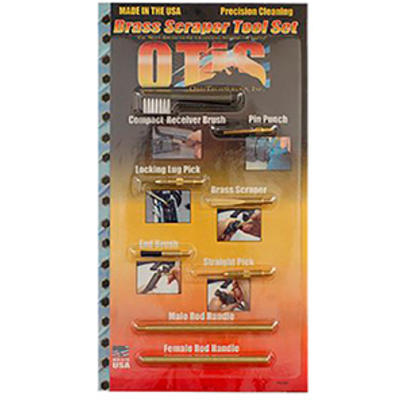 Otis Cleaning Kits Brass Scraper Set 8-Piece [932]