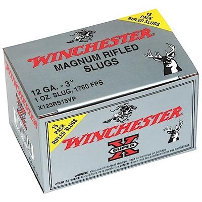 Winchester Shotshells Super-X Rifled Lead 12 Gauge