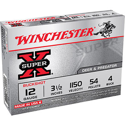 Winchester Shotshells Super-X Buckshot 12 Gauge 2.
