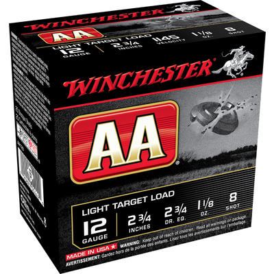 Winchester Shotshells AA Light Target Load 12 Gaug