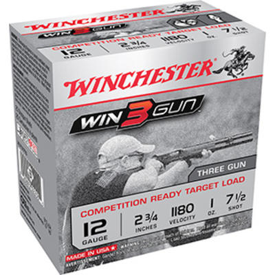 Winchester Shotshells Win3Gun Birdshot 12 Gauge 2.