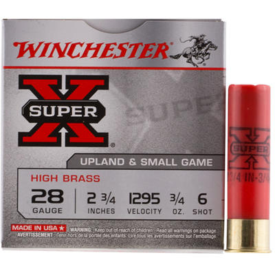 Winchester Shotshells Super-X High Brass Game 28 G
