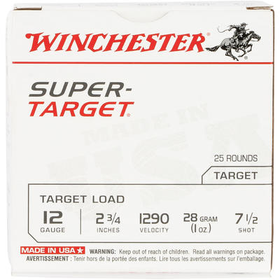 Winchester Shotshells Super Target 12 Gauge 2.75in